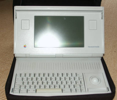 Macintosh Portable geöffnet